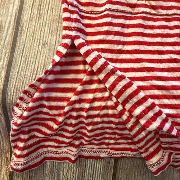 Red and White Striped Cardigan - Picture 4 of 6